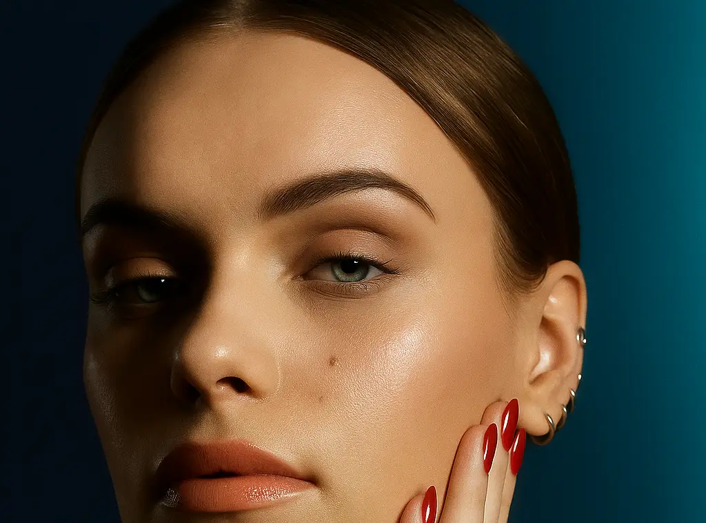 LUNEIQ Model showcasing smooth, refined skin after professional aesthetic treatment